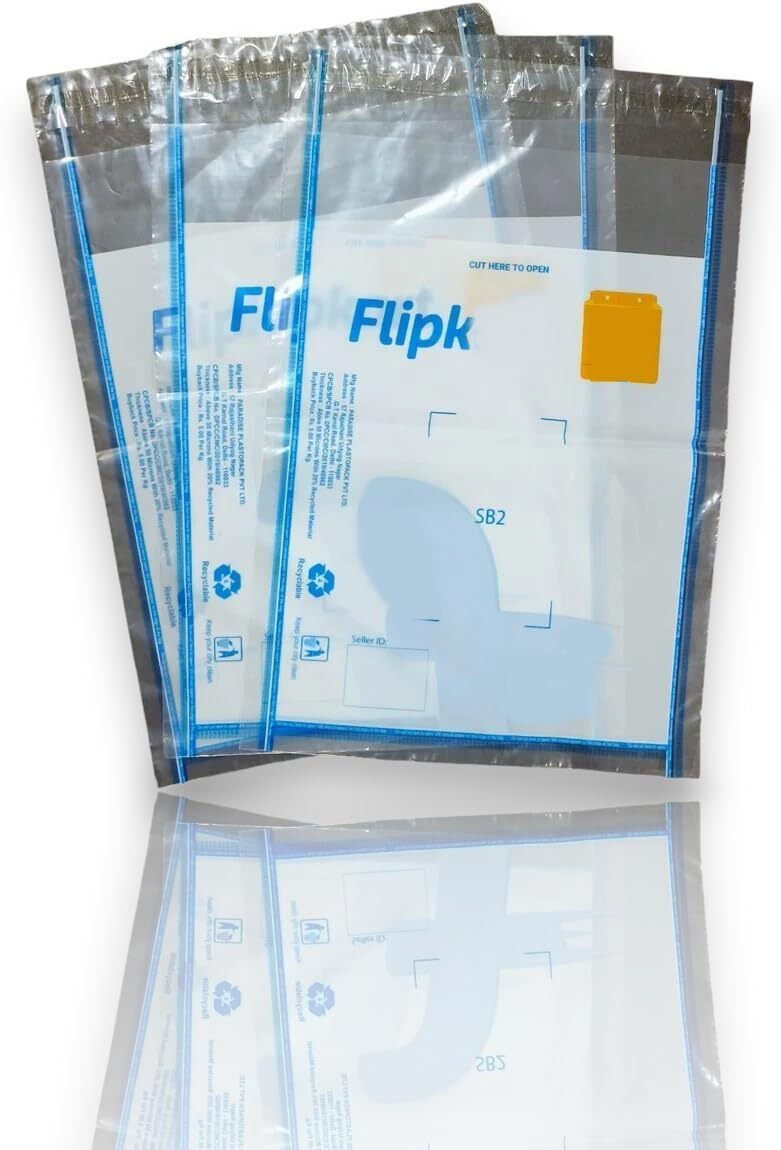 Transparent QR Poly Mailer Bag | Self Adhesive Courier Bag | Pack of 100 Security Bag-image-16