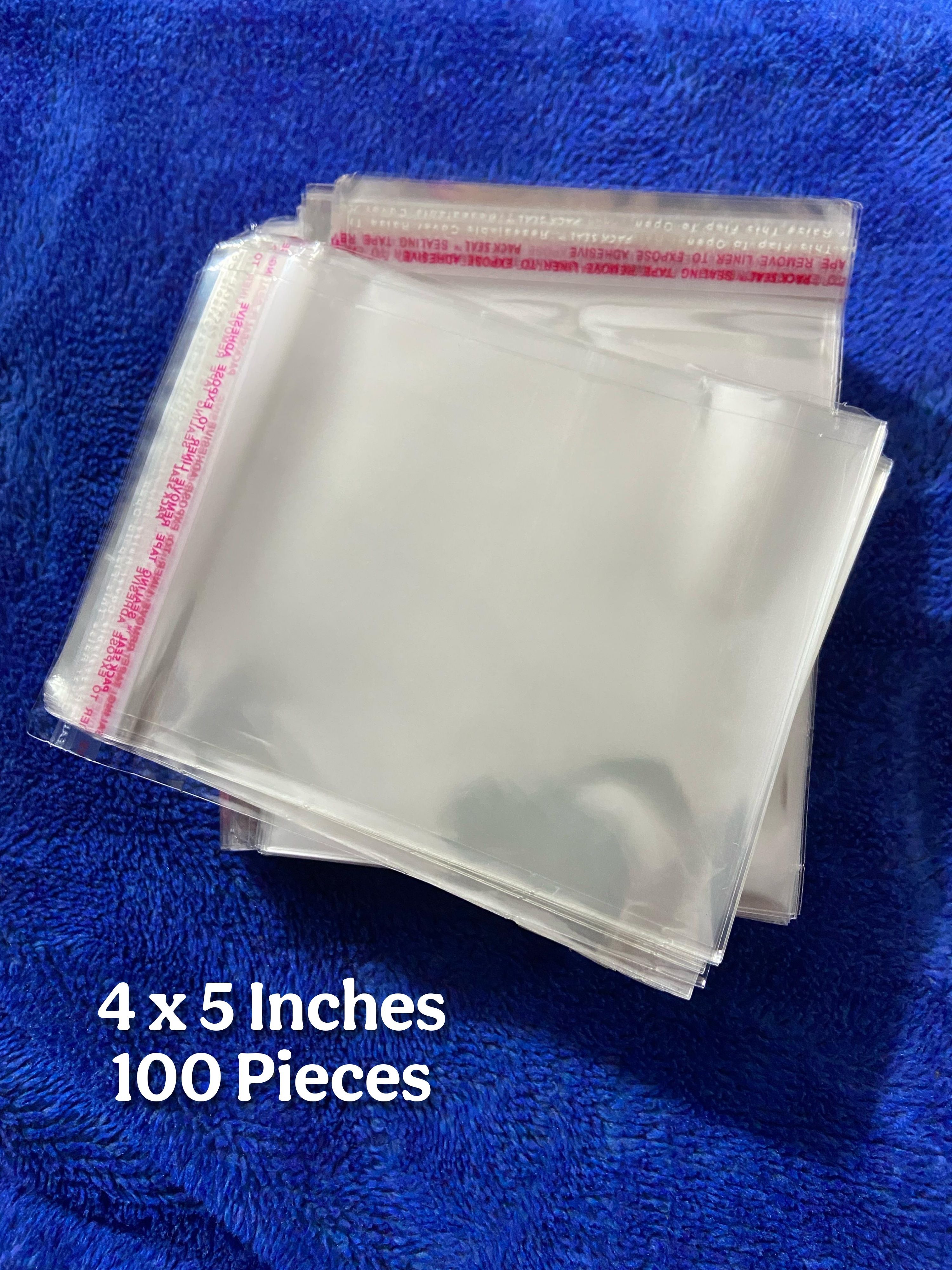 maxfeat 100 Pcs 4x5 Inch Clear OPP Self Seal Packaging Bags Security Bag-picture-20