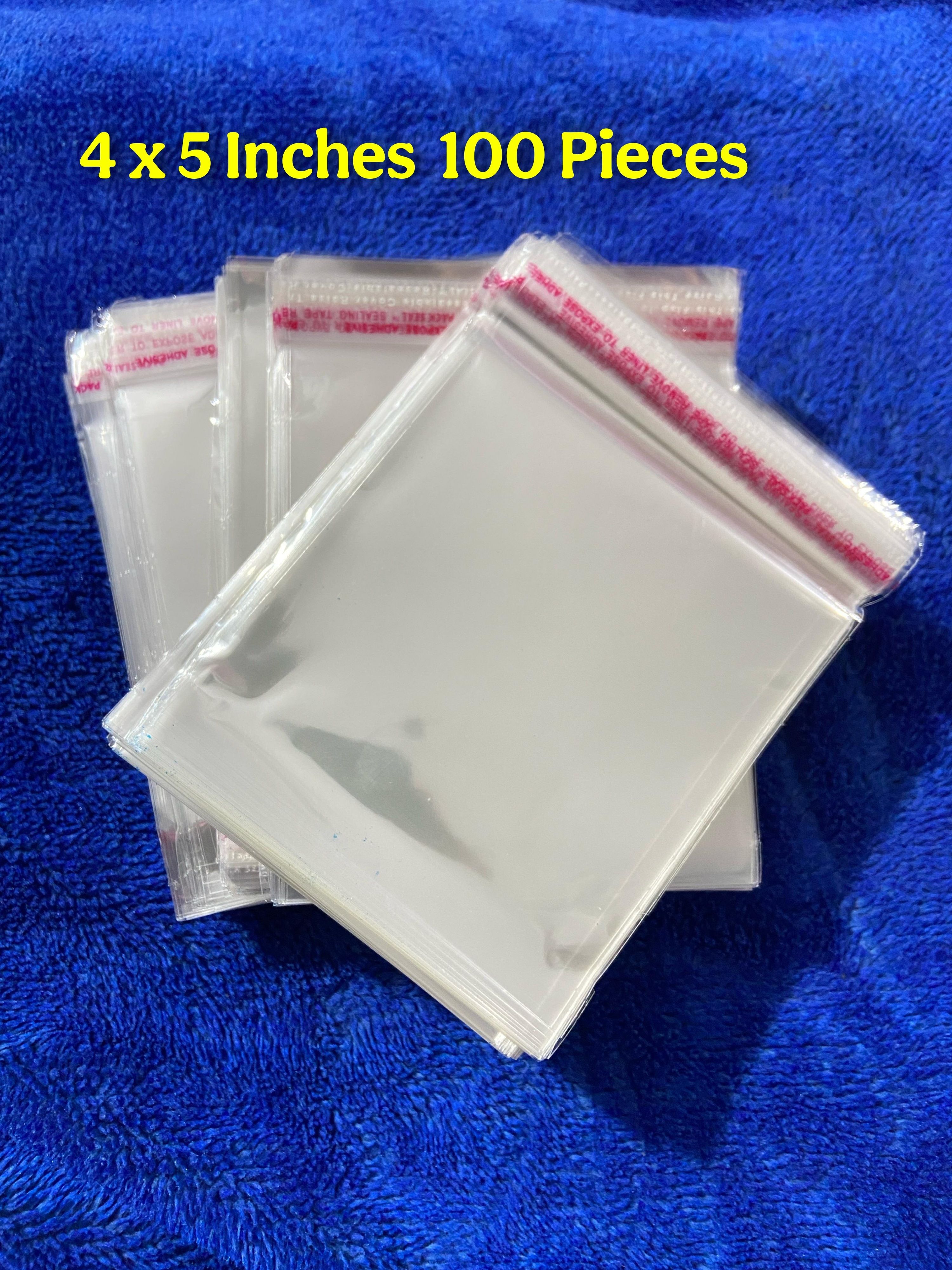 Clear Self Adhesive OPP Bags 4x5 Inch Pack of 100 Security Bag-image-15