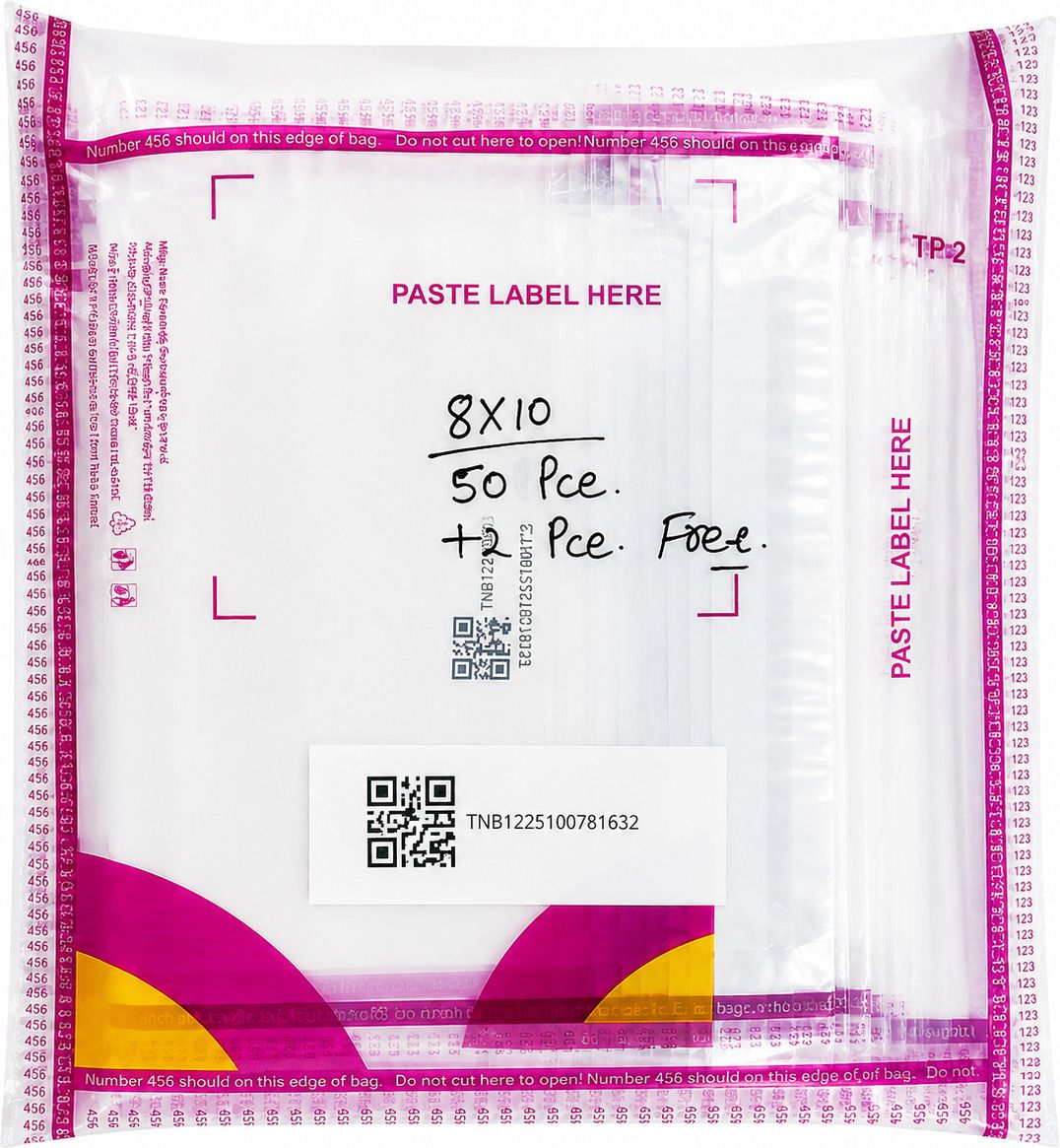 meesho Transparent QR Polybags Security Bag-picture-8