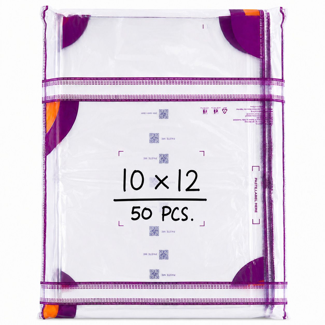 arham enterprises Premium Transparent Barcode Packaging Security Bag-picture-6