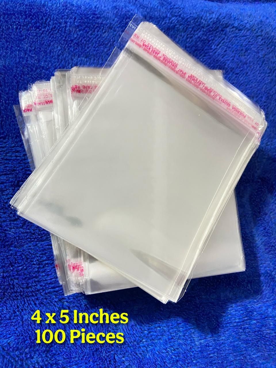 Transparent Plastic Packing Bags 4x5 Inch Pack of 100 Security Bag-image-30