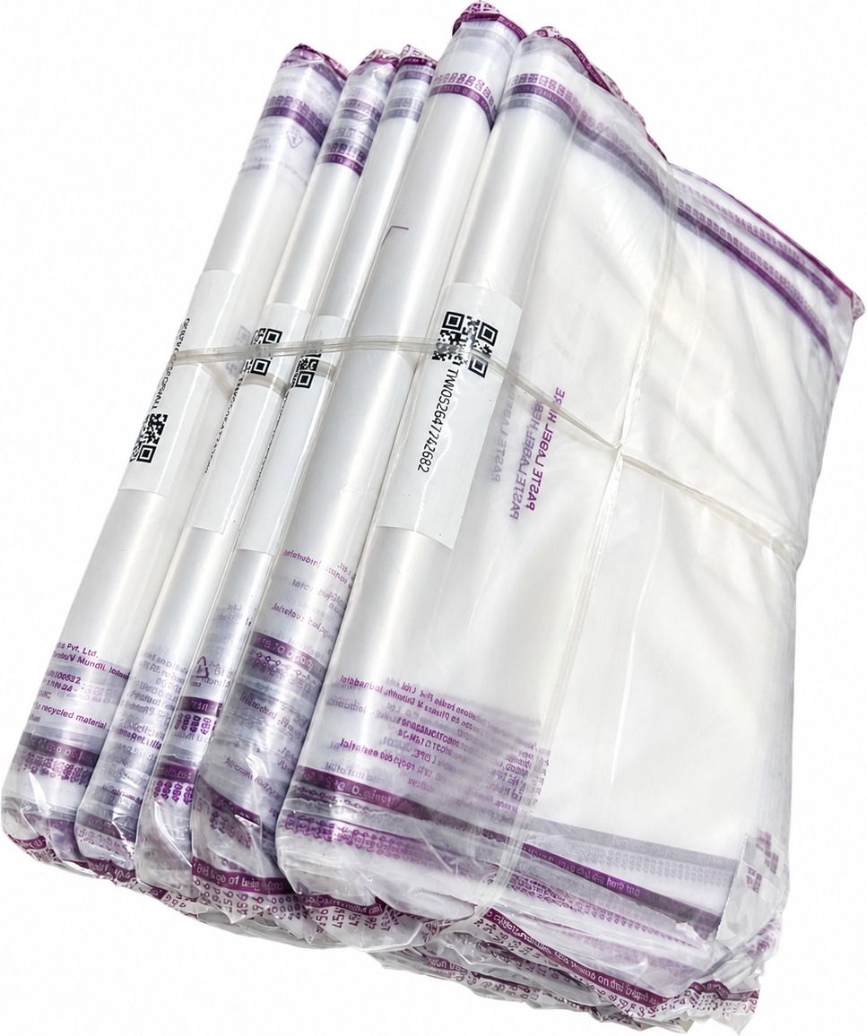 arham enterprises Transparent Premium Courier Packaging | Waterproof Self Adhesive Parcel Bags Security Bag-picture-12