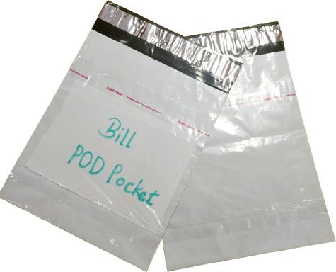 plain courier pouch bag size 12*16 inch 25 pp mailer Security Bag-image-2