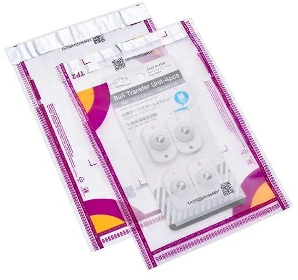 dsj 8X10 TRANSPARENT COURIER BAG | NO POD | WITH QR BARCODE Security Bag-picture-10