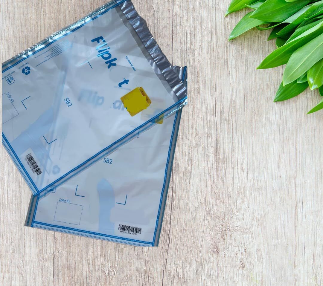 Transparent QR Poly Mailer Bag | Self Adhesive Courier Bag | Pack of 100 Security Bag-image-17