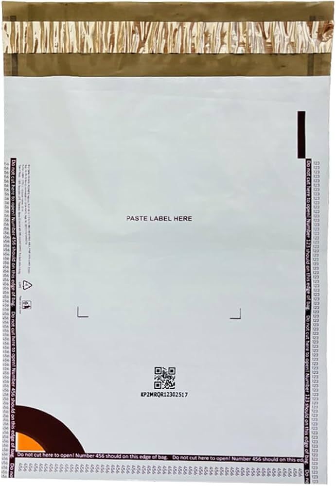 dsj 8X10 NON-TRANSPARENT GREY WITH QR BARCODE Security Bag-picture-28