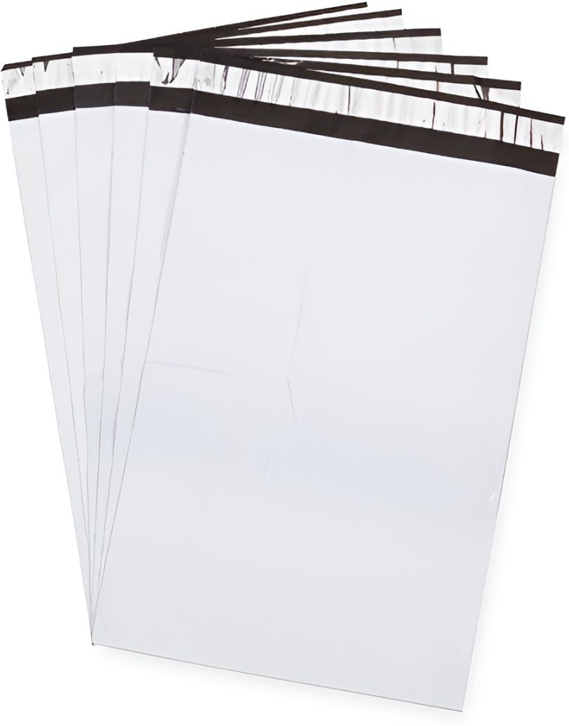 new everest 6.5x 8 inches Without POD Plain White Courier Bags Security Bag-picture-31