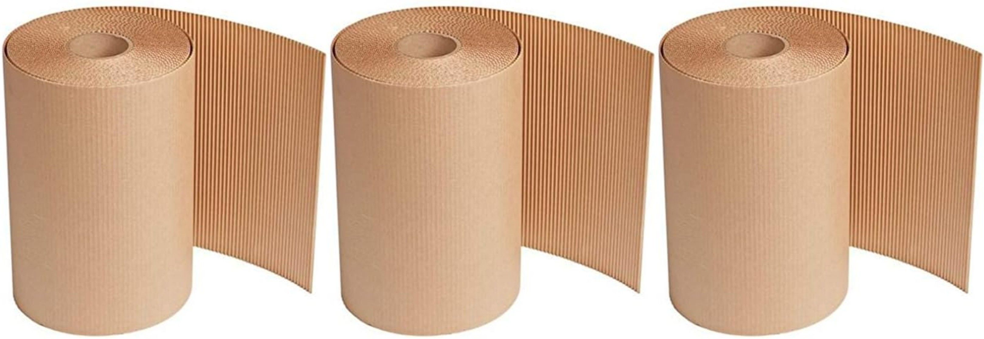 150 GSM Brown Corrugated Paper for Packing and Crafting Purposes 20 Ft Each Security Bag-image-3