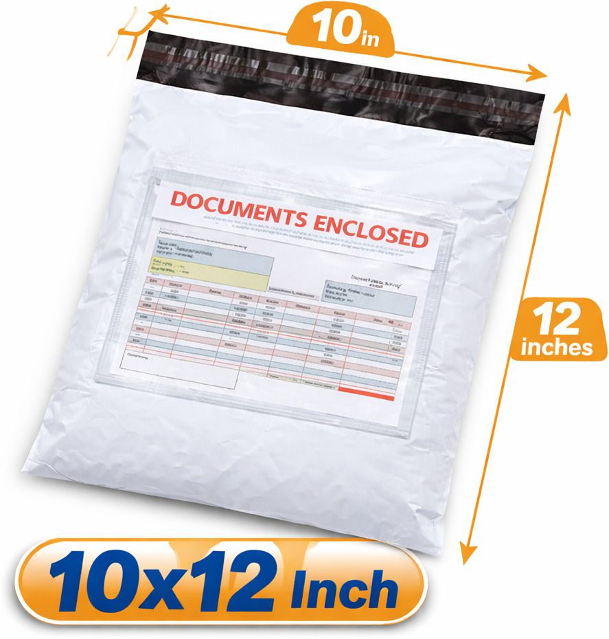 Plastic Tamper Proof Courier Bag/Polybag with Pod - Secure Shipping Security Bag