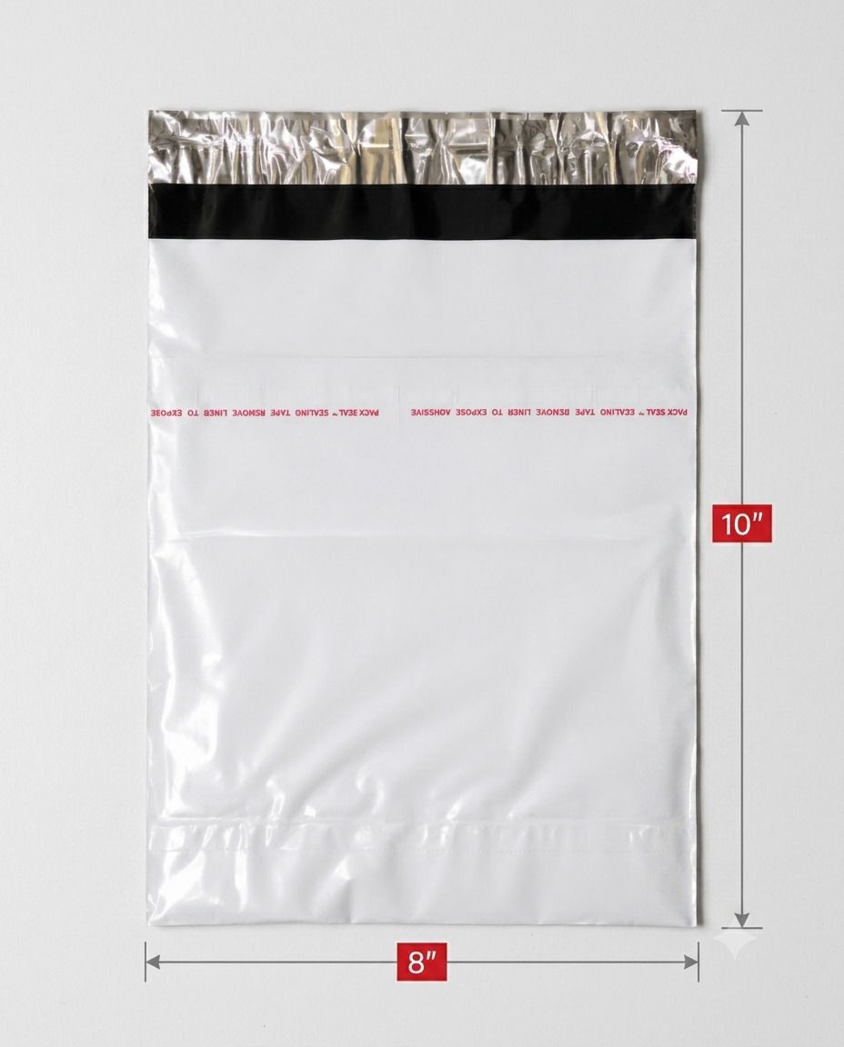 Courier Bag/Envelopes/Pouches/Temper Proof Plastic with pod pouch 8x10 inch Security Bag-image-4