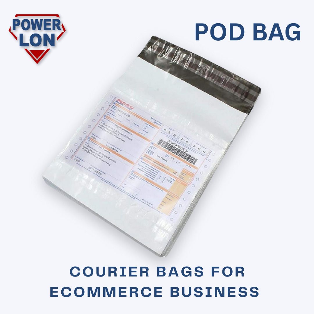 10X12 INCH Tamper Proof Courier Bags With POD JACKET 55 MICRON 50 PCS POUCHES Security Bag