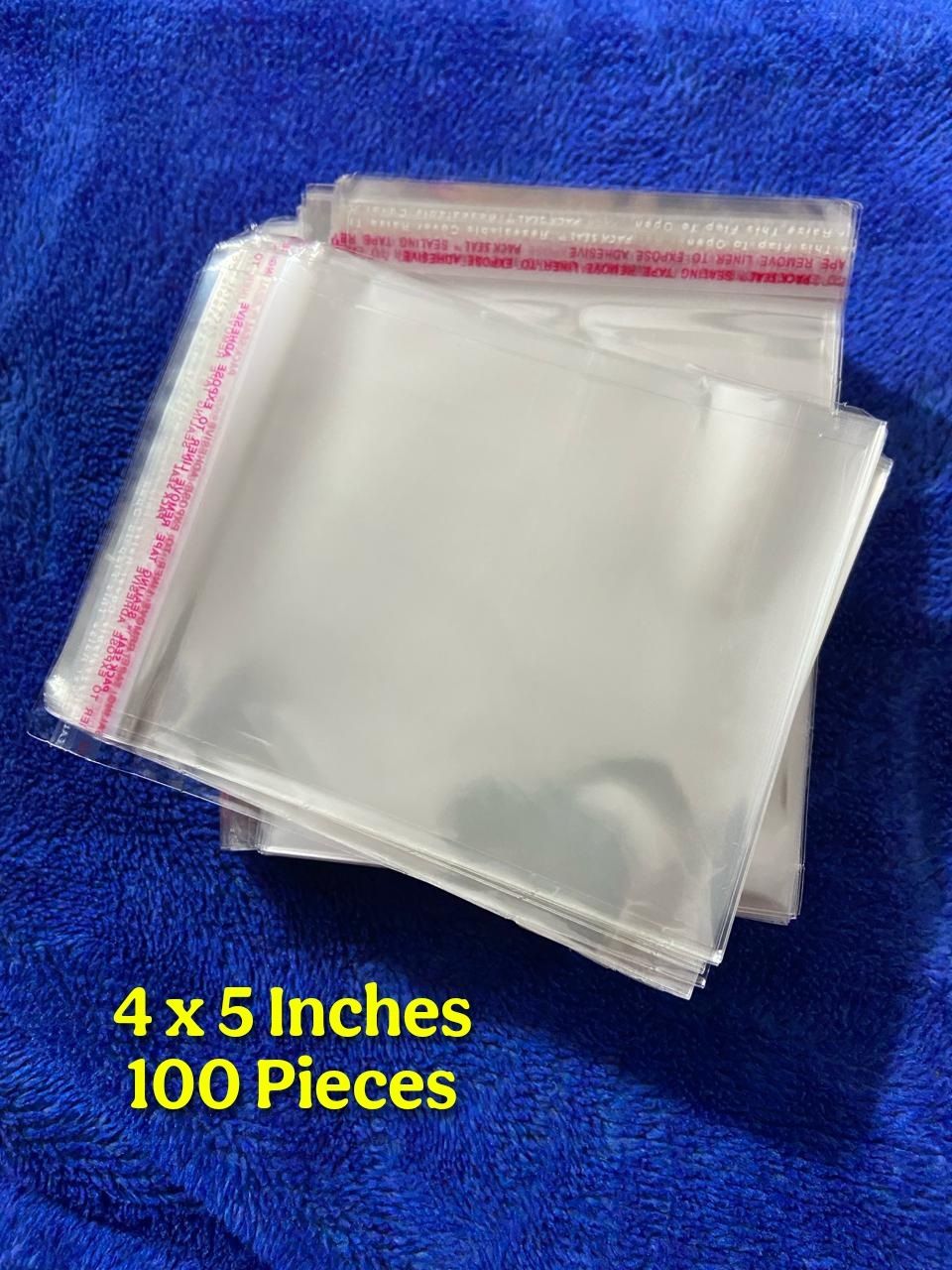 maxfeat Transparent Self Seal Pouches 4x5 Inch Pack of 100 Security Bag-picture-17