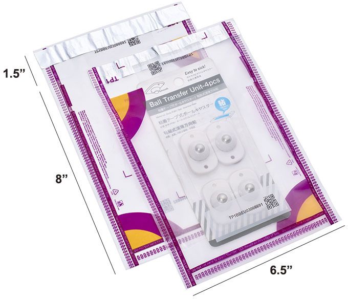 Messho transparent packing 6.5*8 (100 pcs in 1 packet) Security Bag