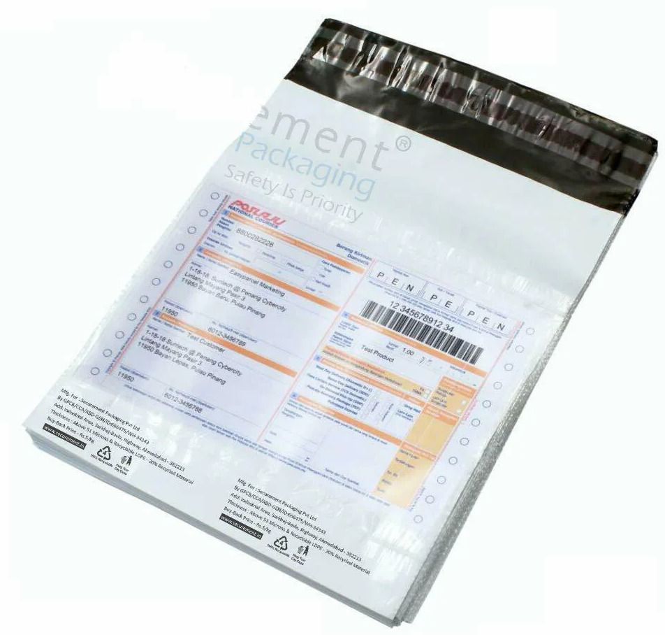 leopack Courier Covers with Original Barcode | 12 x 16 Inches POD Shipping Bags Security Bag-picture-14