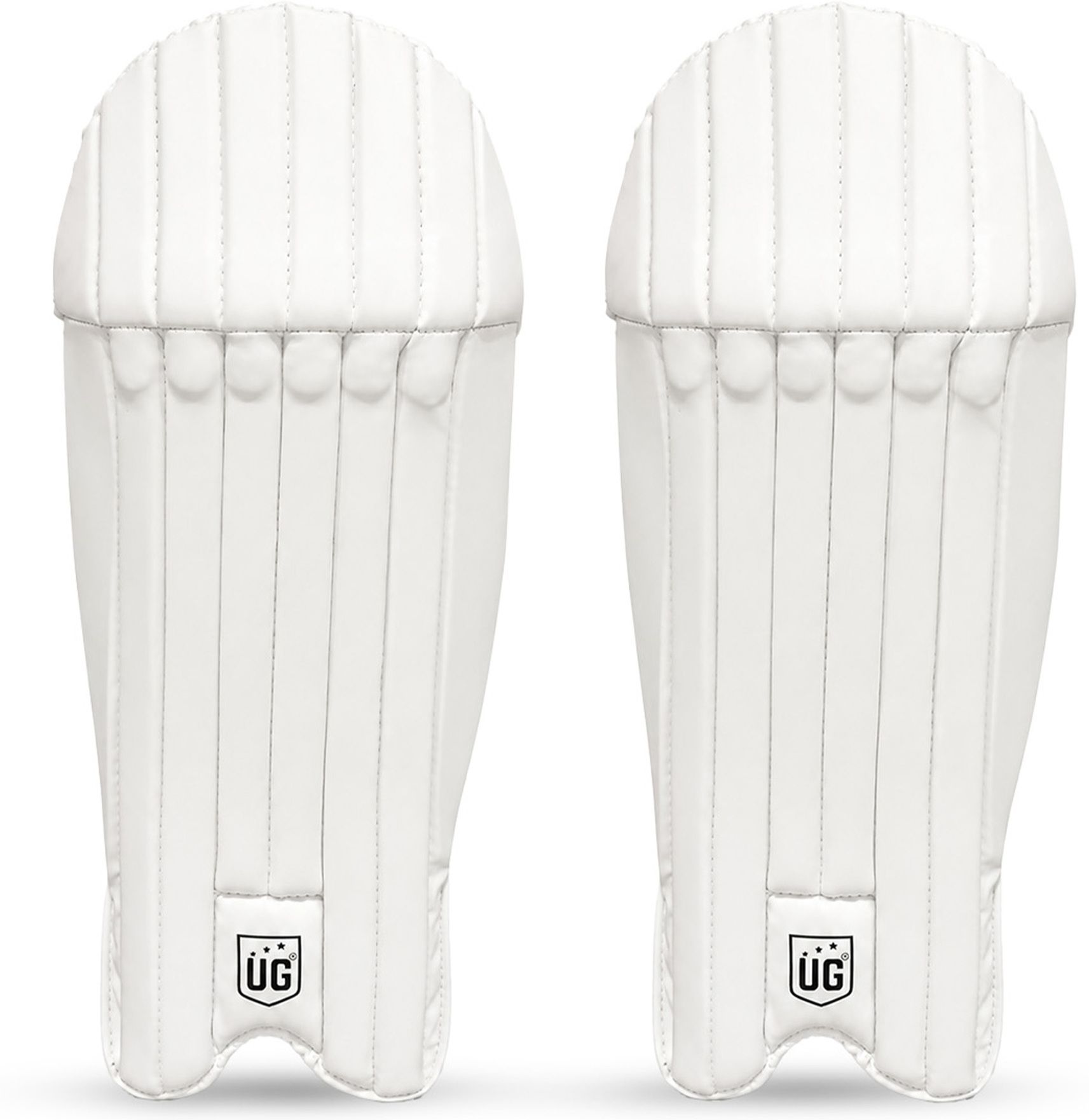 ultimate goal Cricket Club White Wicket Keeping Leg Guards | Polyester & foam Youth (36 - 38 cm) Wicket Keeping Pad-picture-36