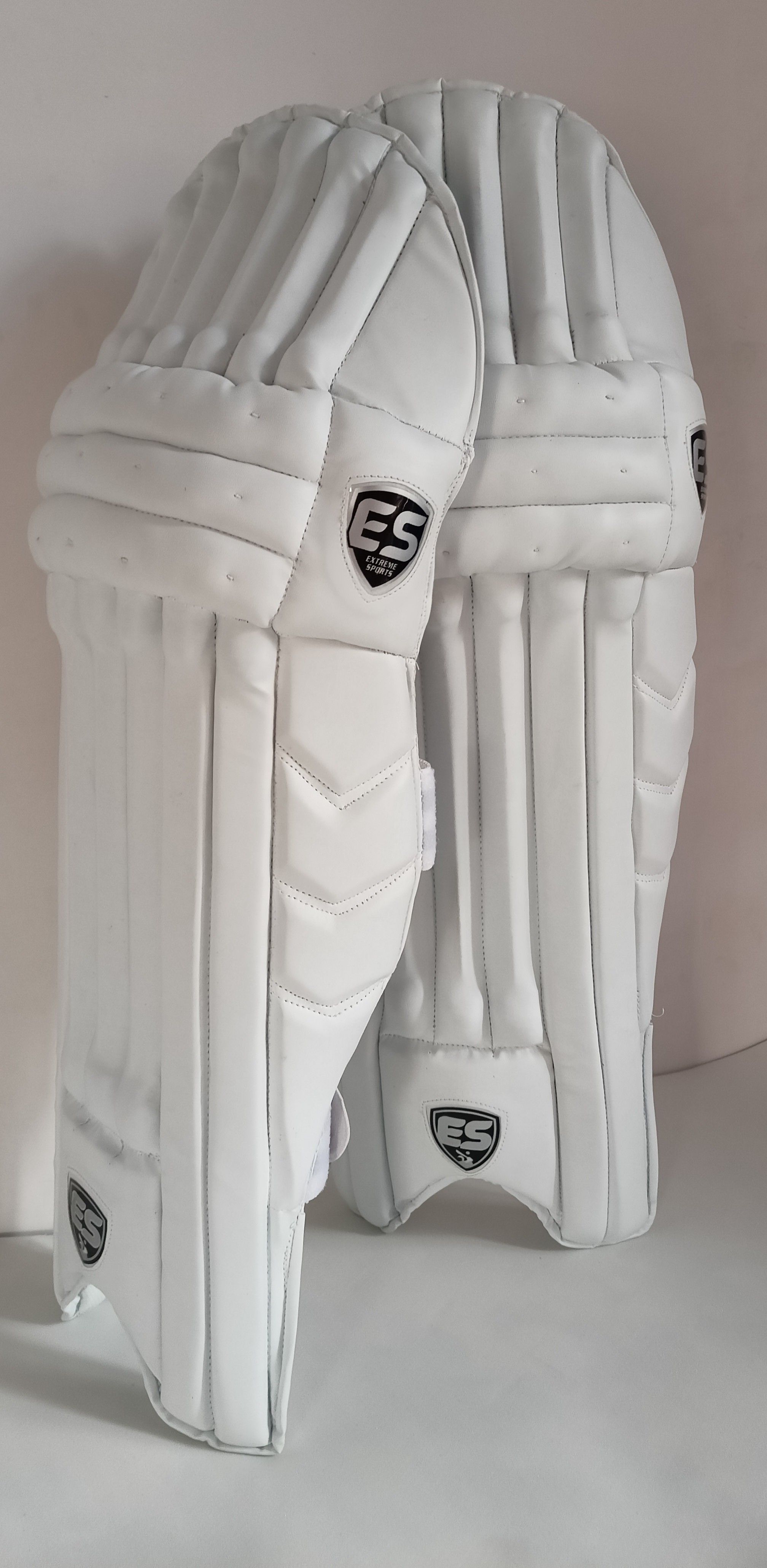 es extreme sports White Test Opener Batting Pad Idol for Mens Adult Large Men's (39 - 43 cm) Batting Pad-picture-12