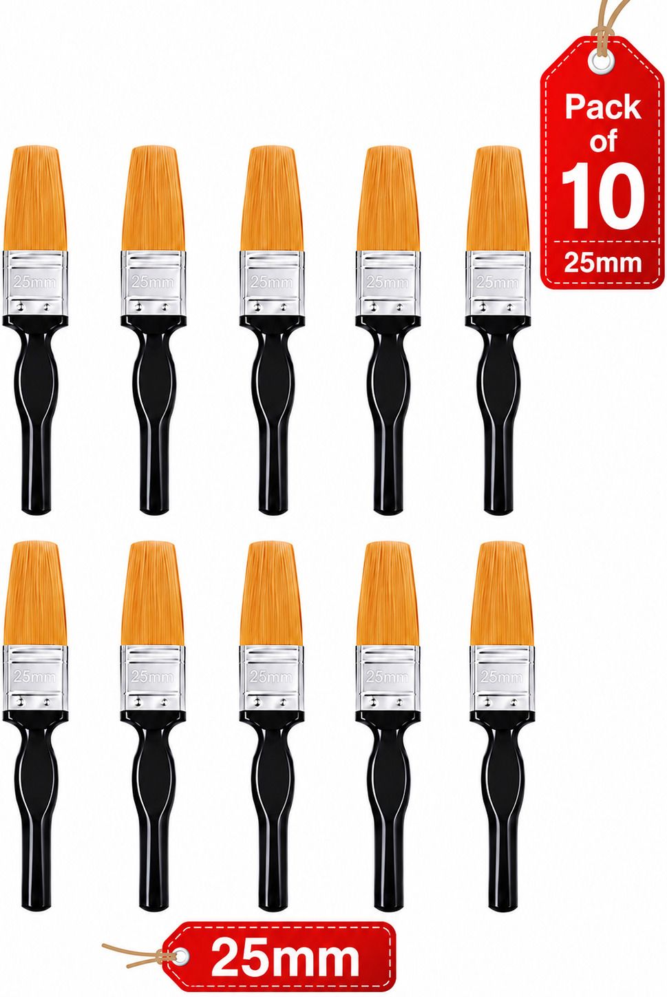 bloomtip Premium Painting Brush Synthetic Hair 25mm for Multipurpose Painting-picture-29