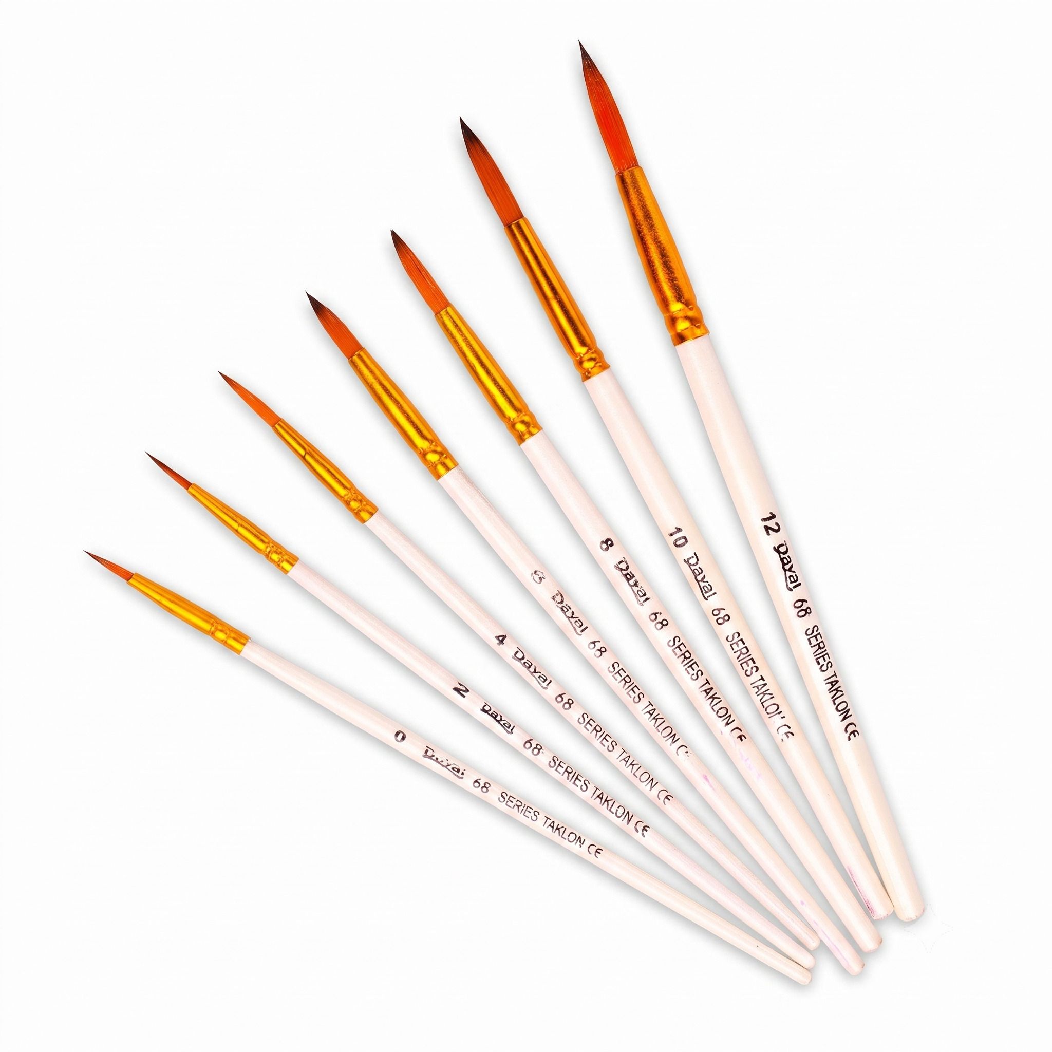 dayal Premium Synthetic Bristle Painting Artist Brush Set (Pack of 7)-picture-4
