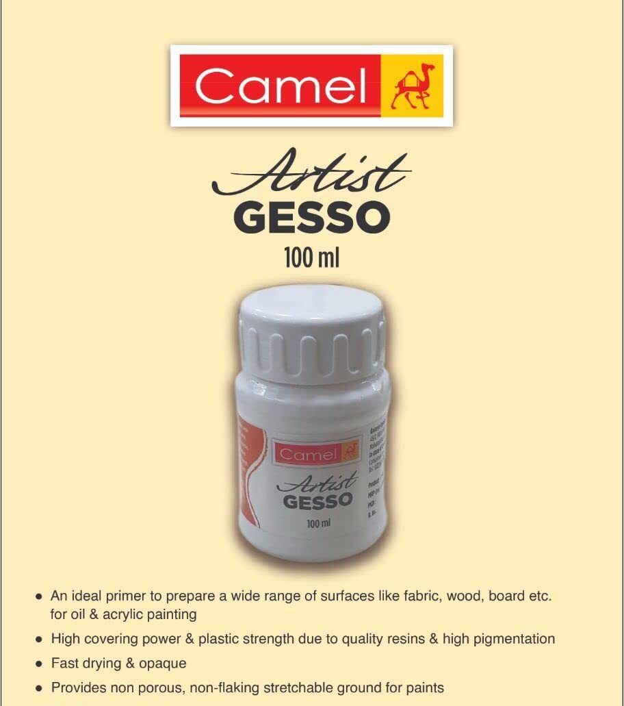camel Kokuyo Artist Gesso White 100Ml-picture-12