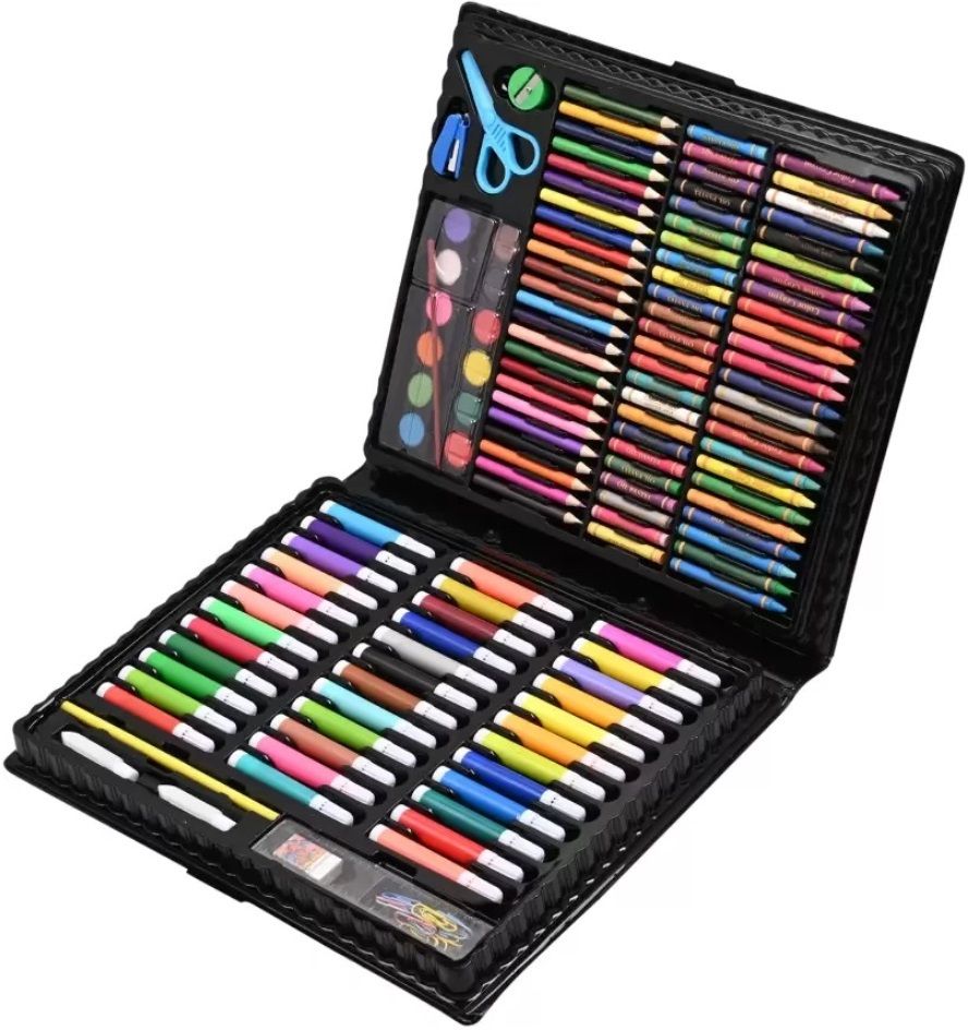 150Pcs Professional Color Pencil Child Drawing Set Painting Set Colored Pencils-image-0