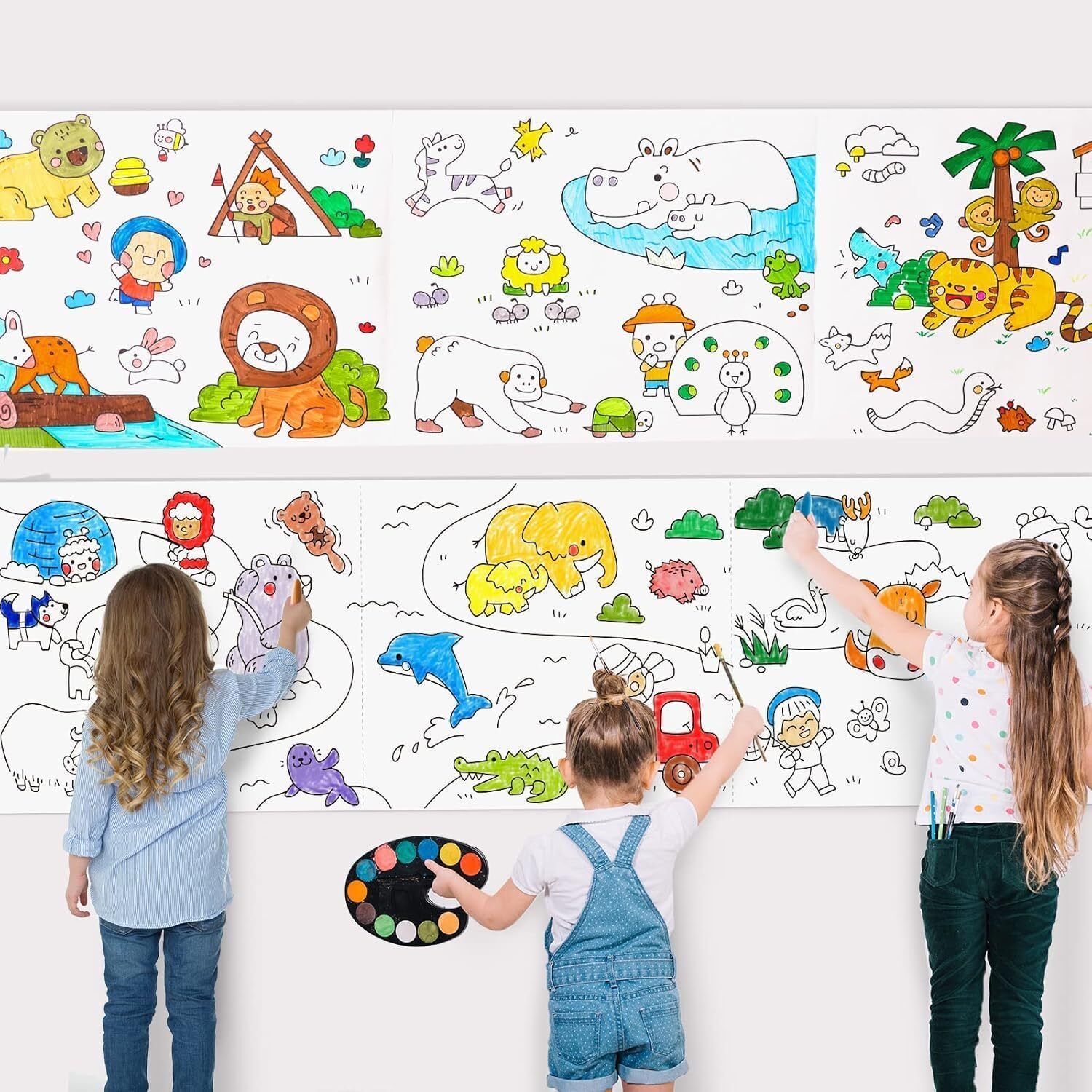 Drawing Paper Roll for Kids30*300 Painting Sponge Roller (Pack of 1) Paper Cut-outs-image-30