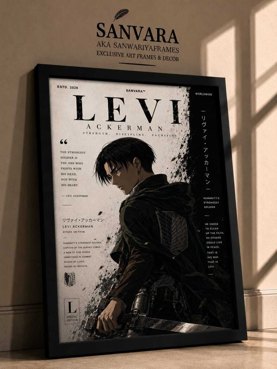 LEVI ACKREMEN FRAMED POSTER A4 SIZE Digital Reprint 12 inch x 8 inch Painting-image-7