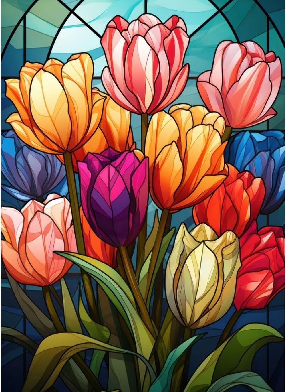 trexee Paint by Numbers Kit for Adult&Kid, Paint by Number Kits on Canvas with Brushes Canvas 15.7 inch x 23.6 inch Painting-picture-22