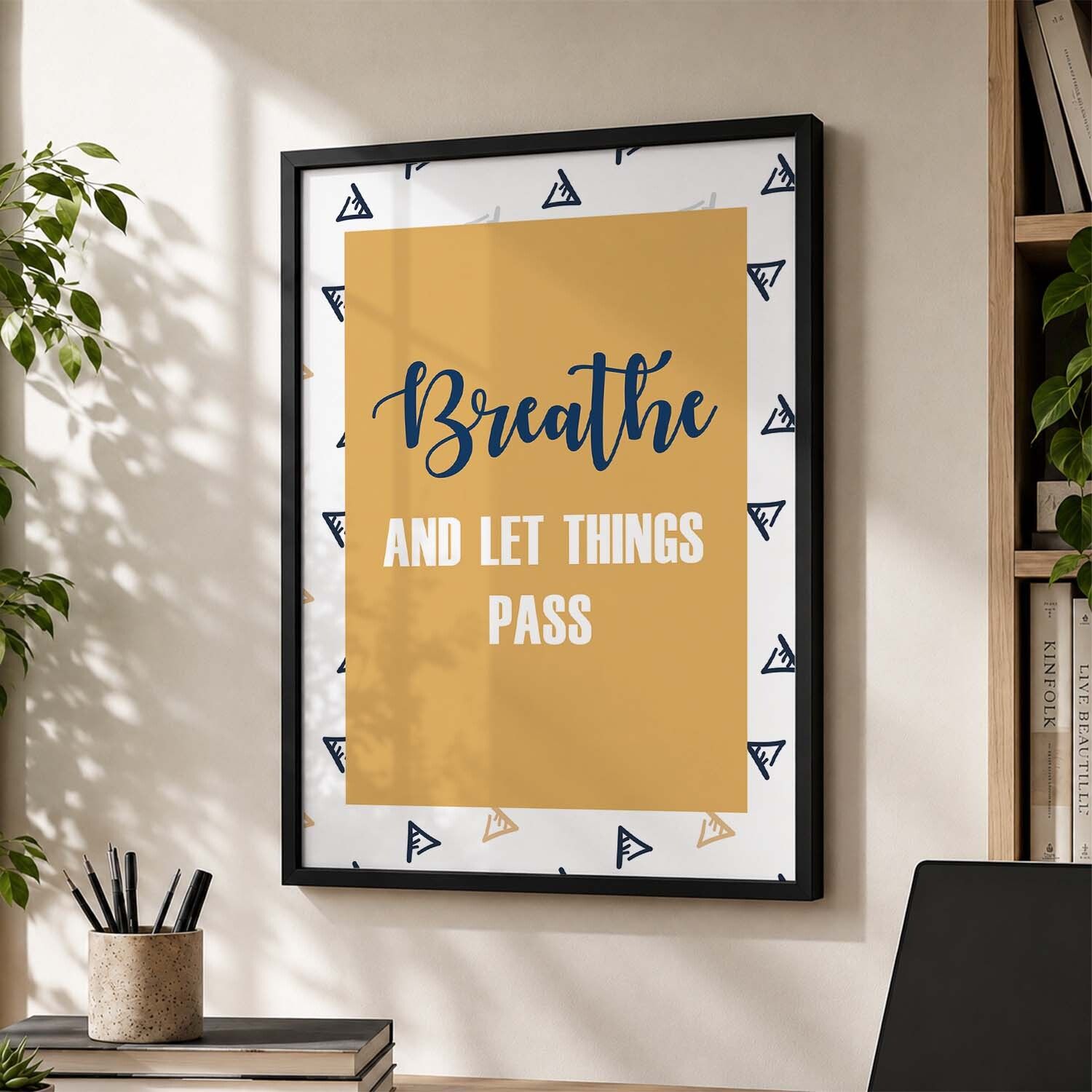 Modern Motivational Quotes Wall Framed Poster For Office Decor Acrylic 17 inch x 13 inch Painting-image-17