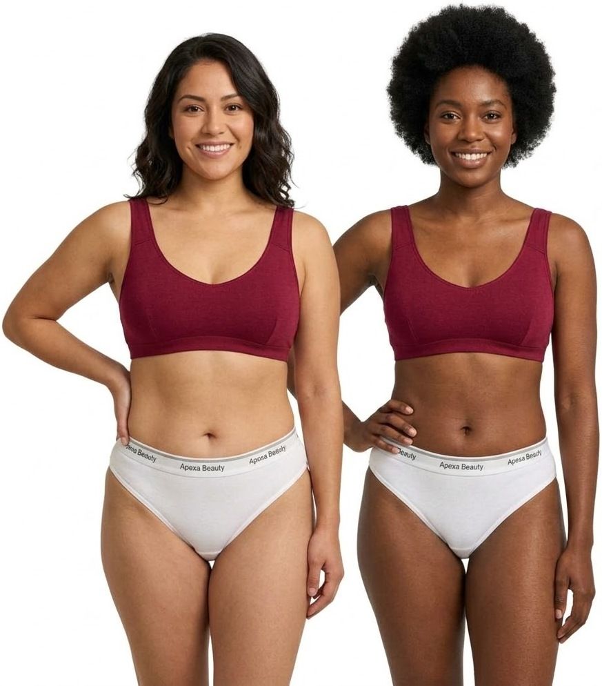 Pack of 2 Women Thong White Panty-image-4