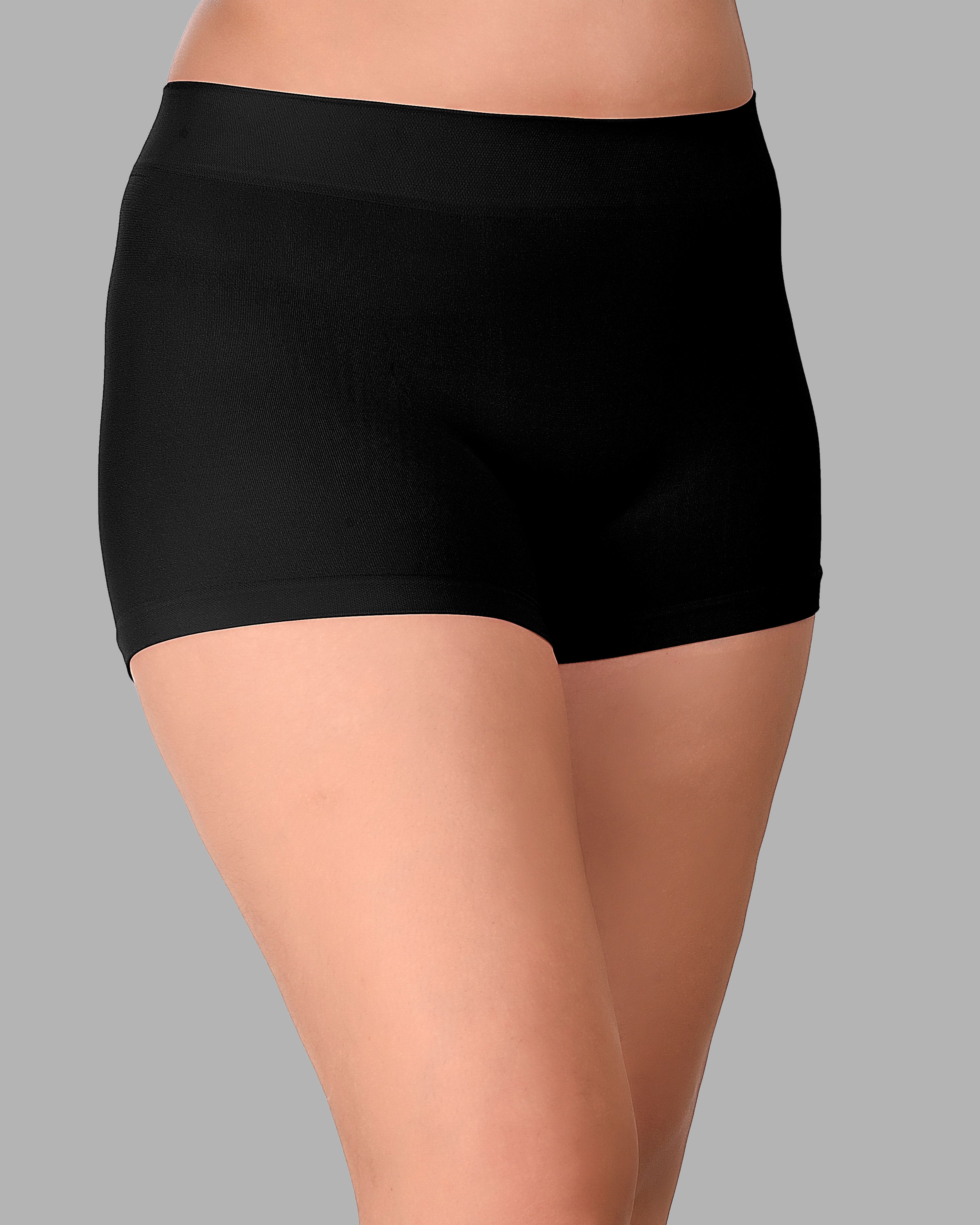 Women Boy Short Black Panty-image-28