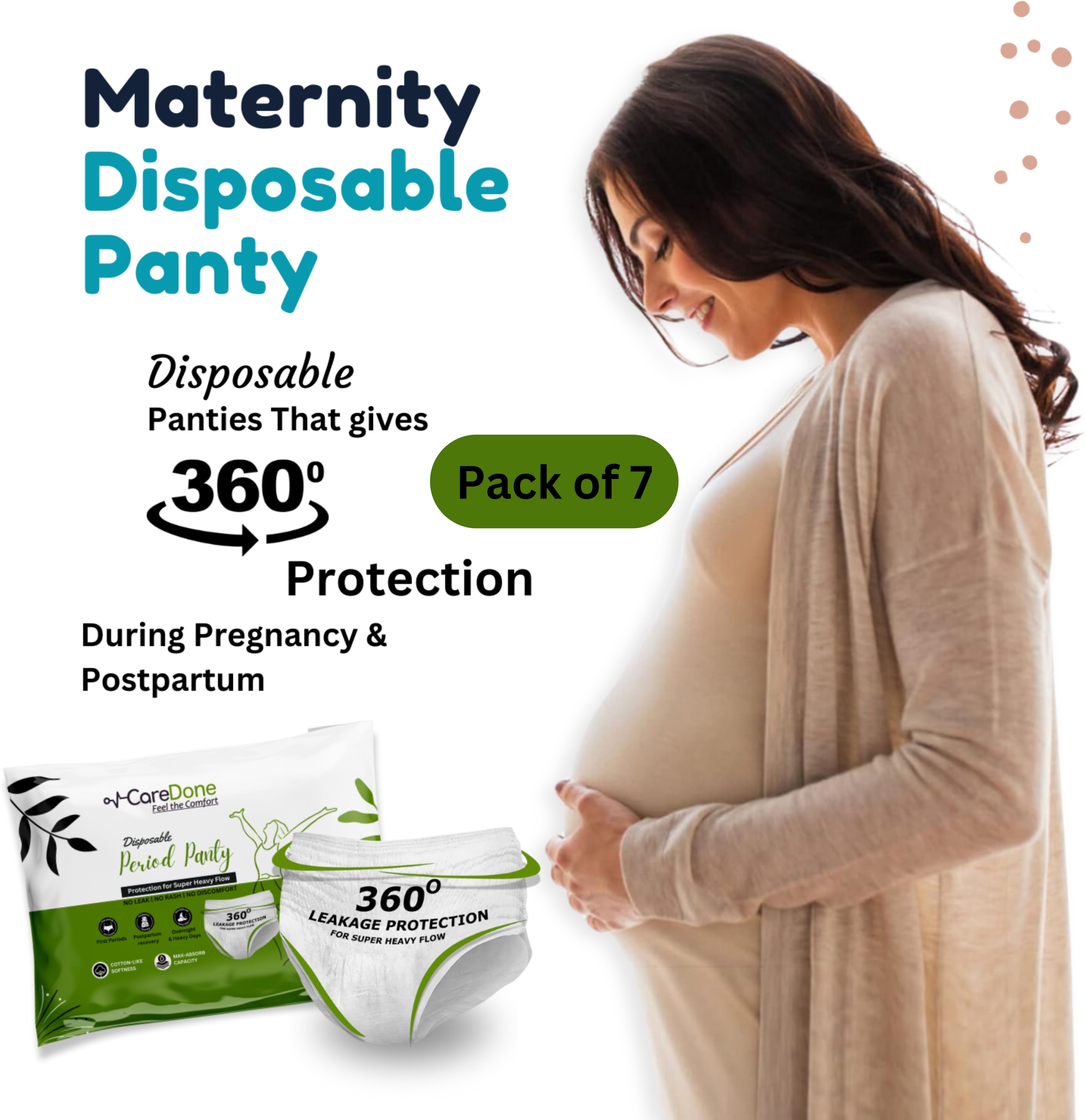 Pack of 7 Women Disposable White Panty-image-33