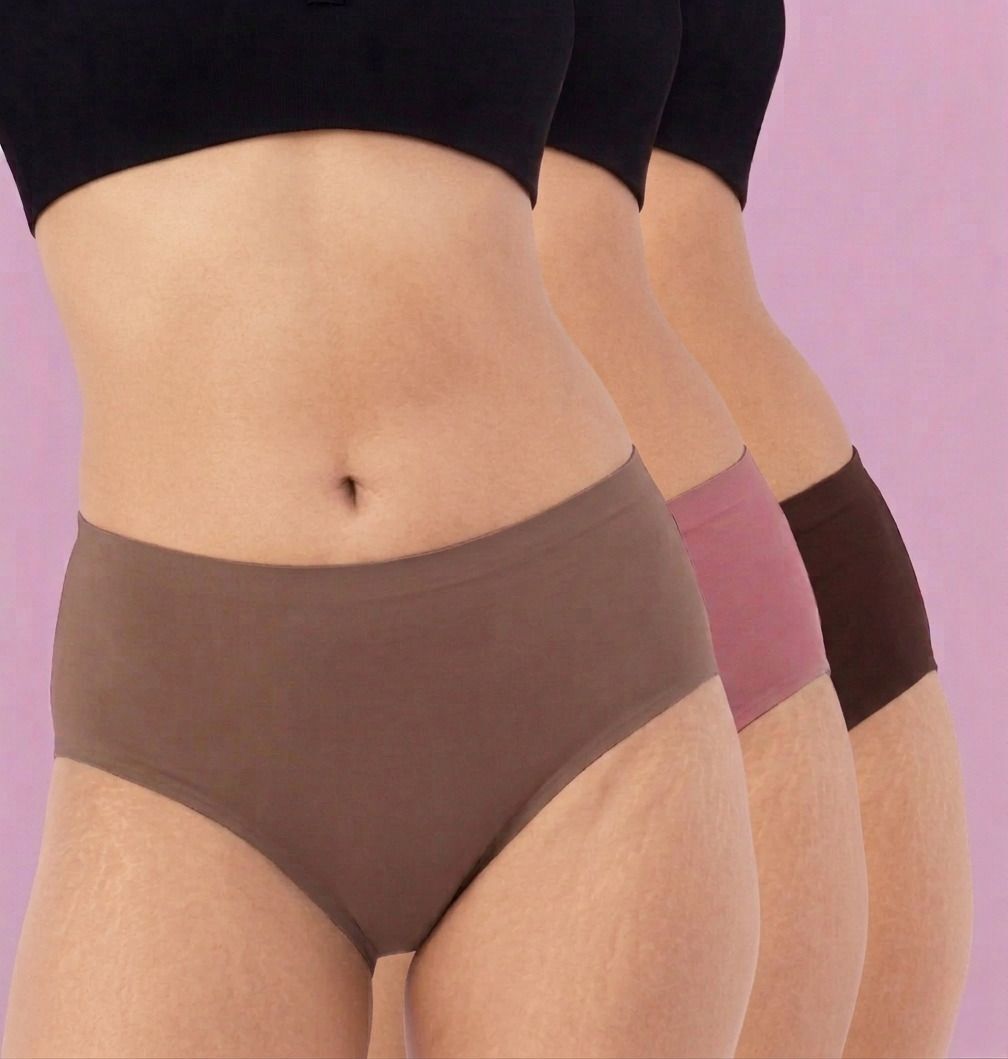 Pack of 3 Women Hipster Multicolor Panty-image-44