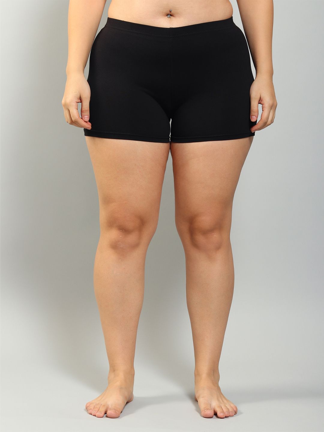 plus size Solid Women Black Tights-picture-21