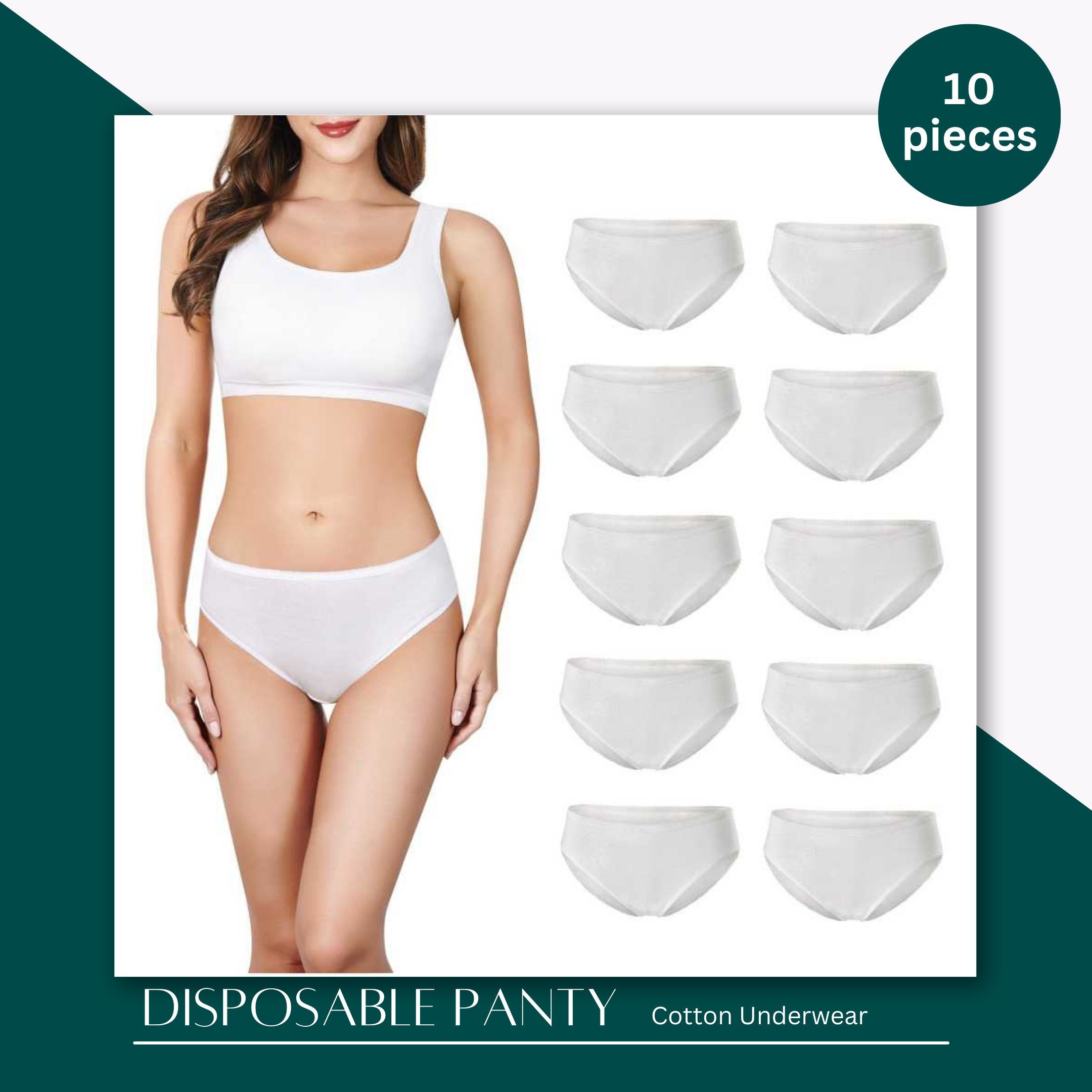 Women Disposable White Panty-image-27