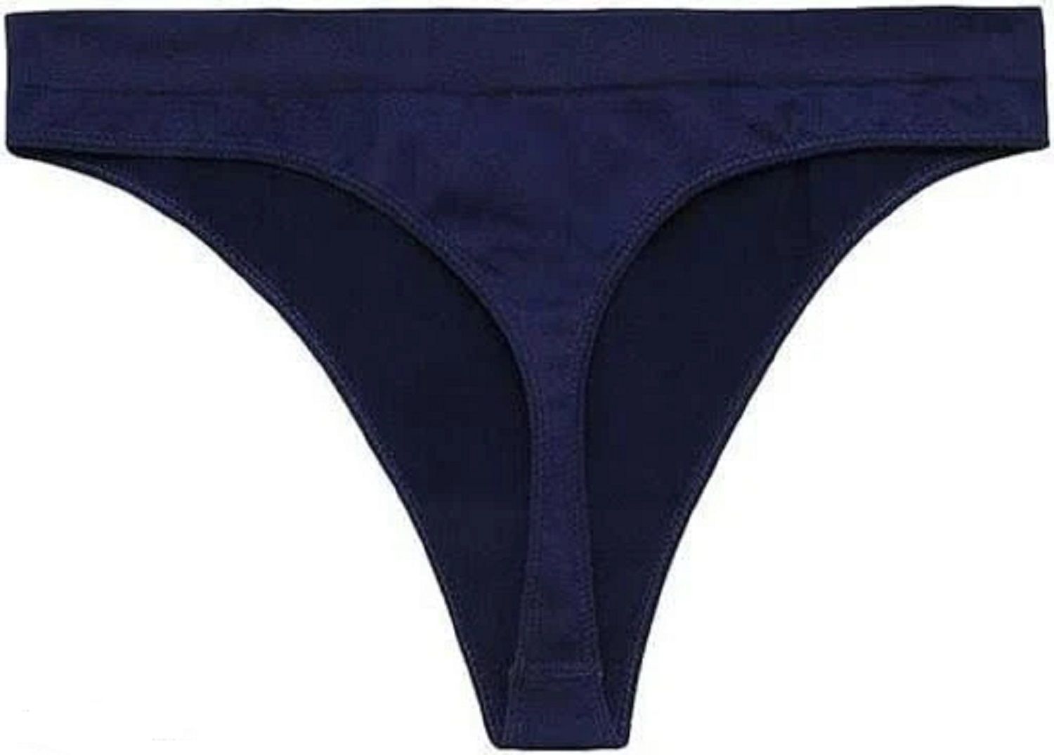 Women Thong Dark Blue Panty-image-11