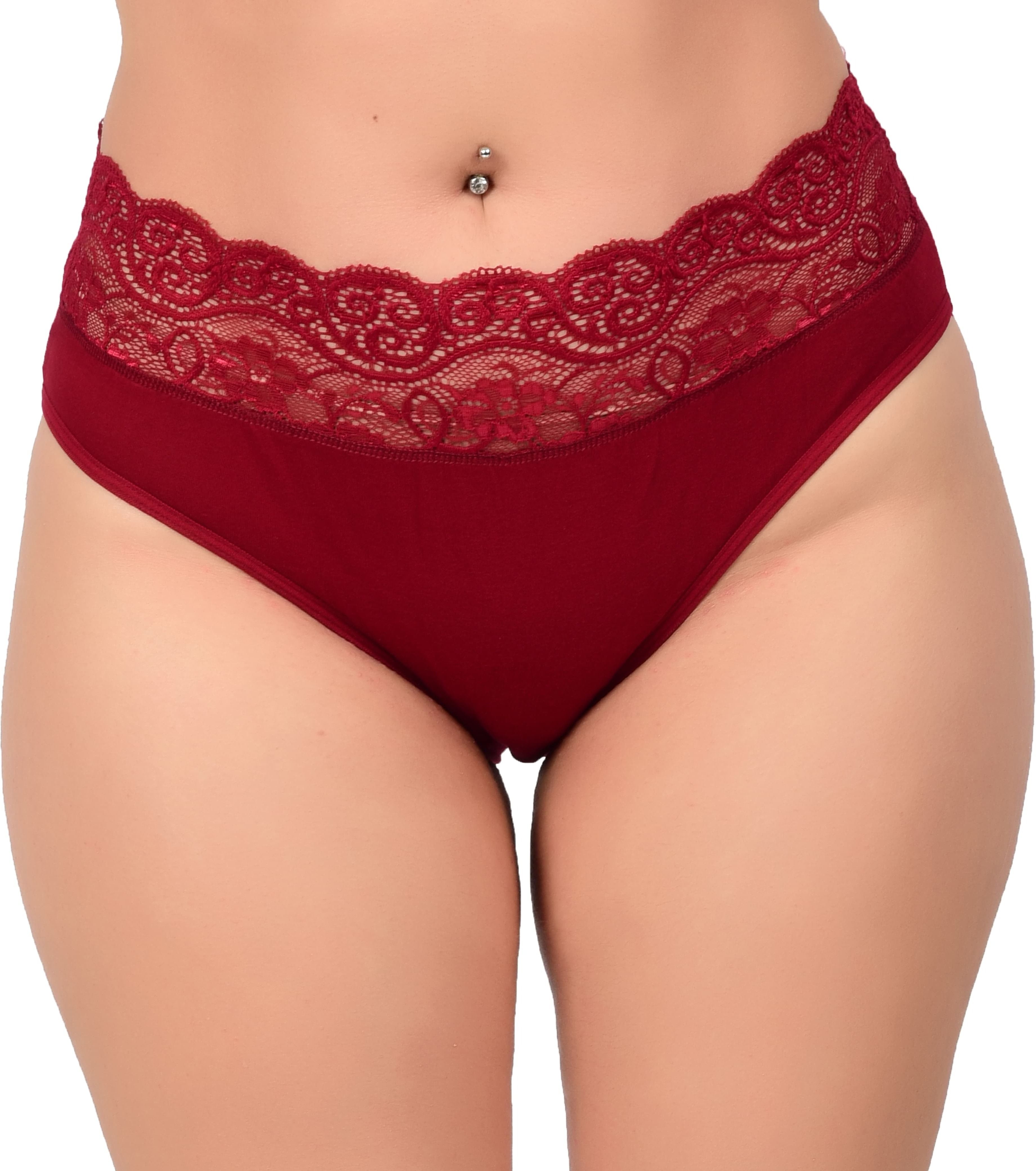 cymrite Women Hipster Maroon Panty-picture-19