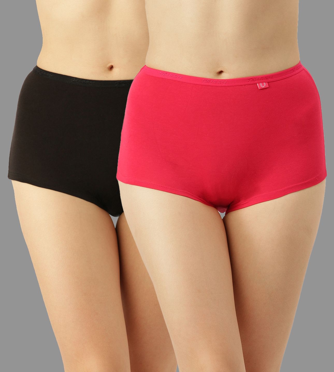 Pack of 2 Women Boy Short Multicolor Panty