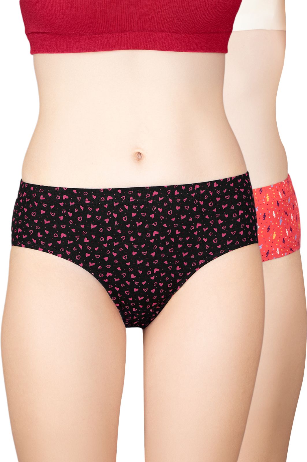 lux cozi Pack of 2 Women Hipster Multicolor Panty-picture-24