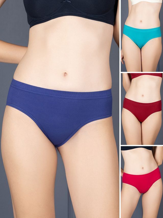 lux cozi Pack of 4 Women Hipster Multicolor Panty-picture-20