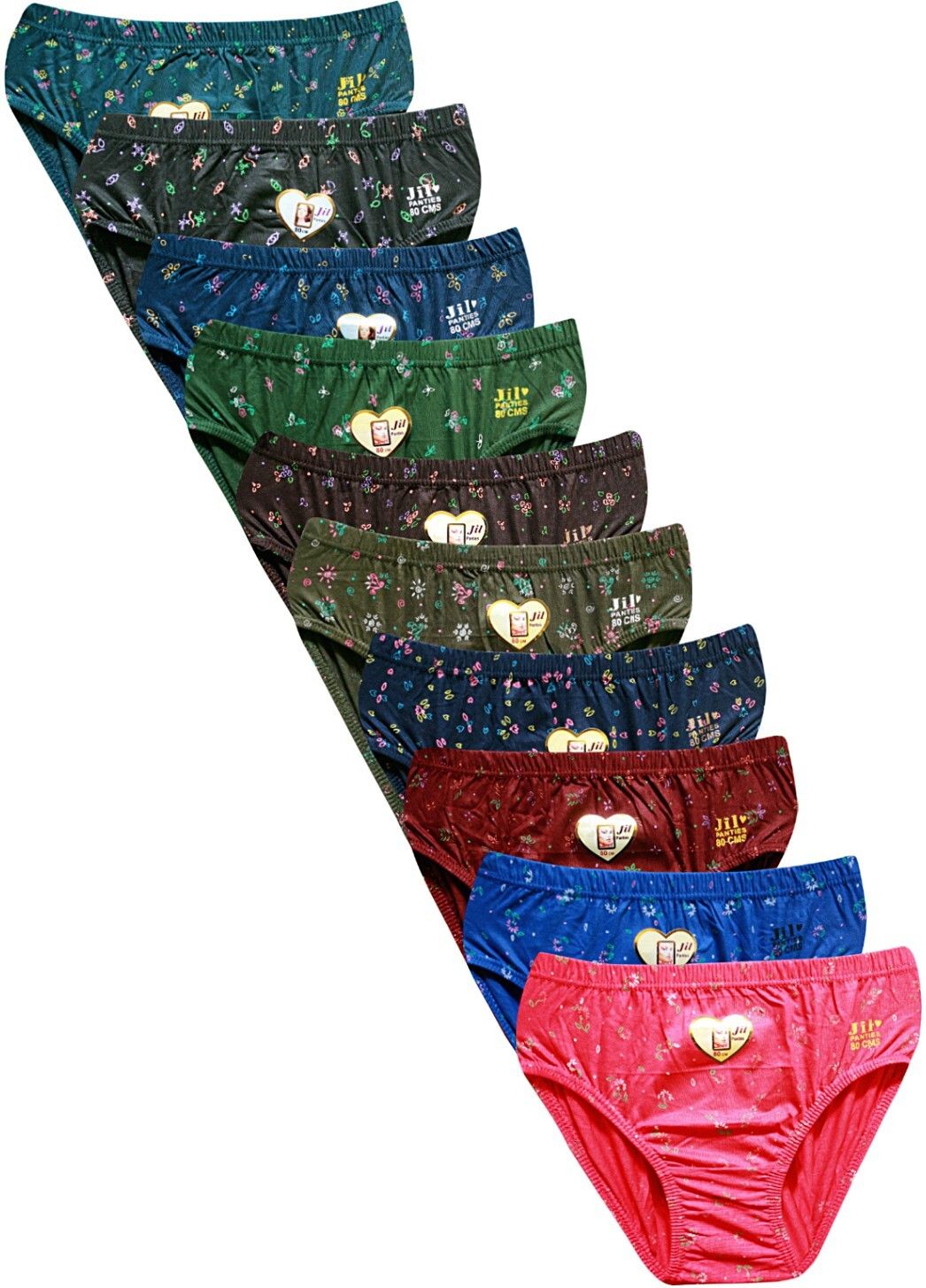 Pack of 10 Women Hipster Multicolor Panty-image-45