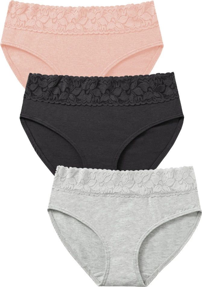 nicsy Pack of 3 Women Bikini Multicolor Panty-picture-15