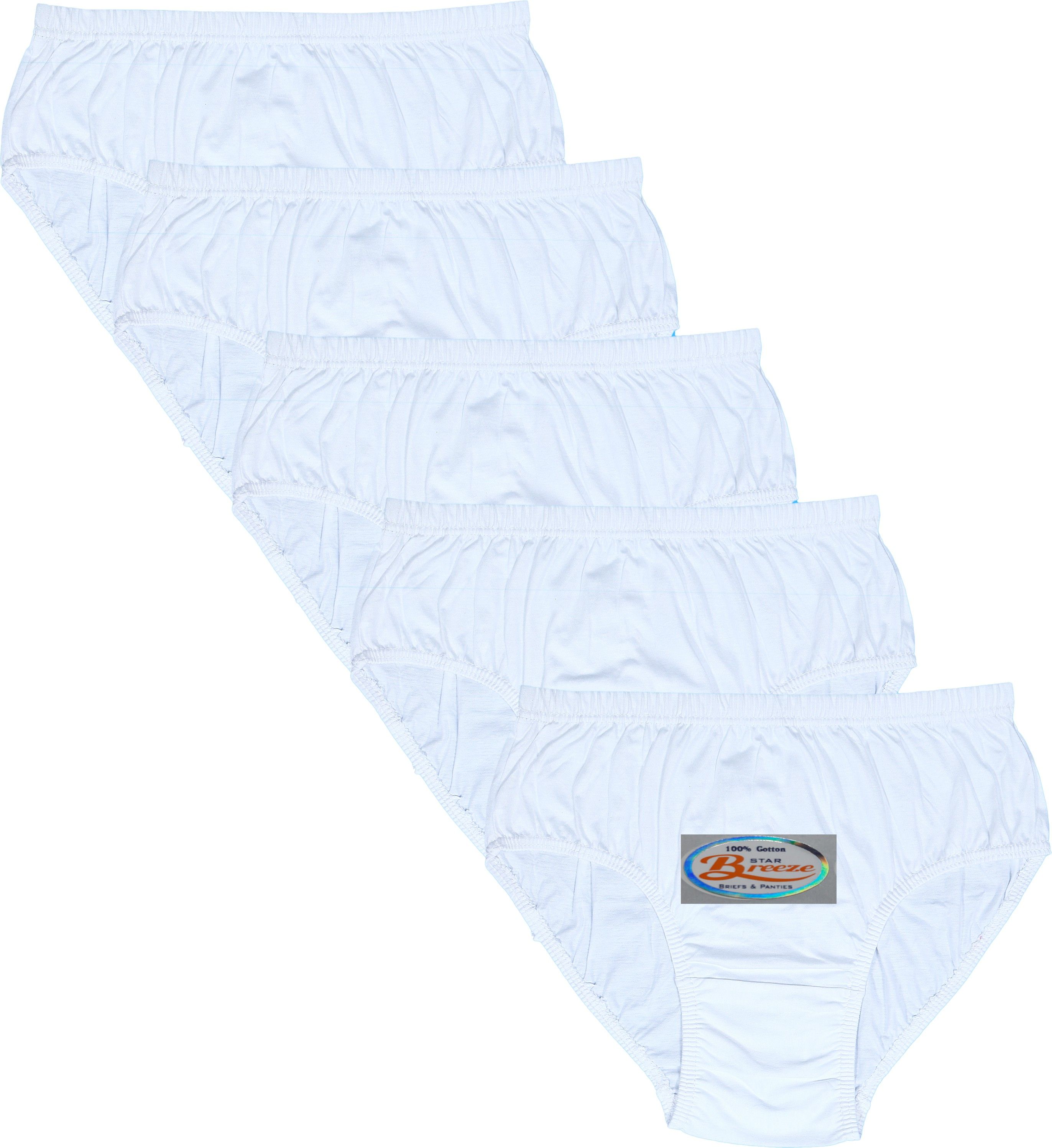 starbreeze Pack of 5 Women Hipster White Panty-picture-38