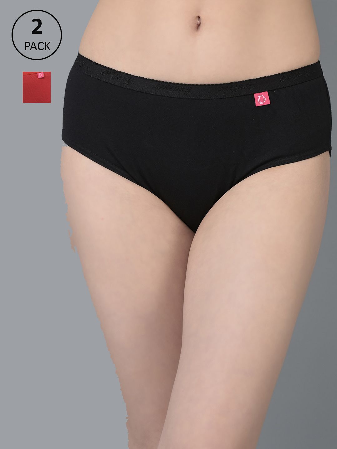 dollar missy Pack of 2 Women Hipster Multicolor Panty-picture-30