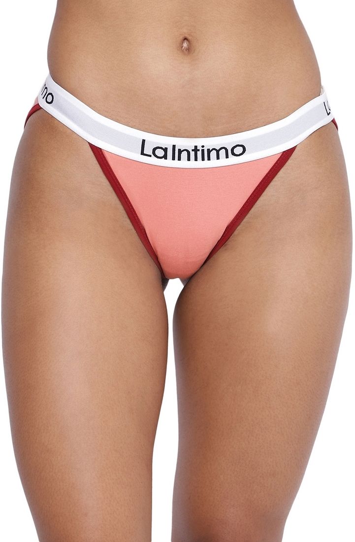 la intimo Women Bikini Pink Panty-picture-10