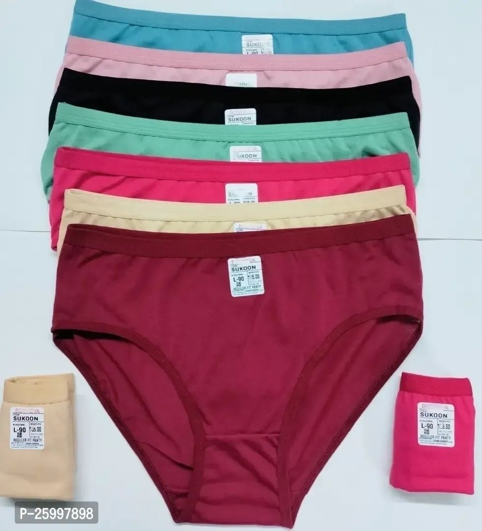 Pack of 3 Women Hipster Multicolor Panty