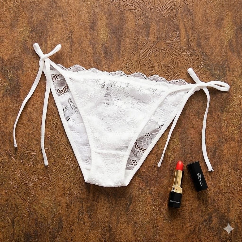Women Bikini White Panty-image-9