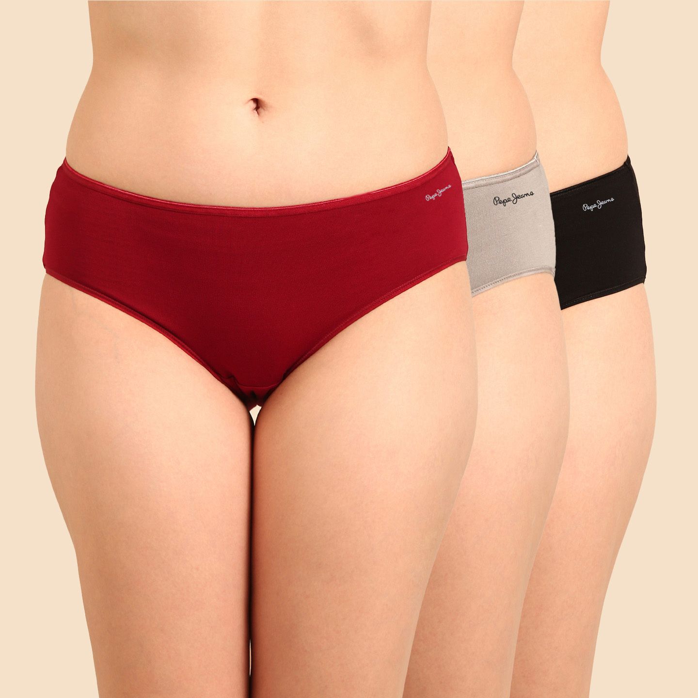Pack of 3 Women Hipster Multicolor Panty-image-31