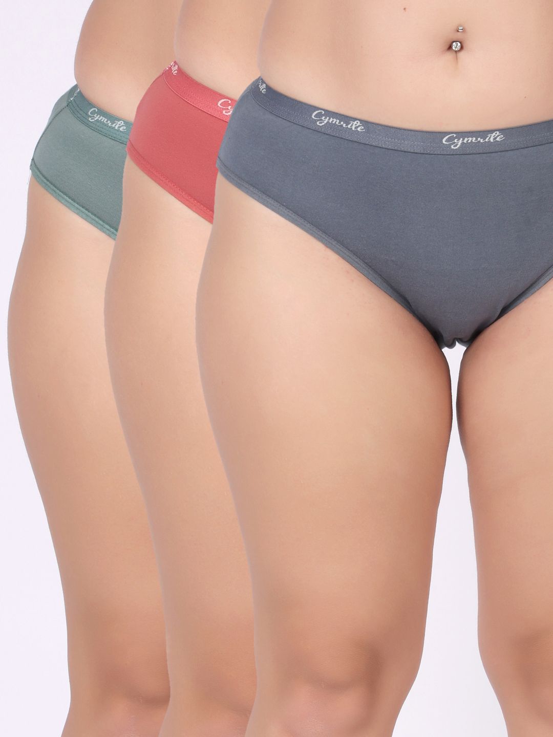 cymrite Pack of 3 Women Hipster Multicolor Panty-picture-15