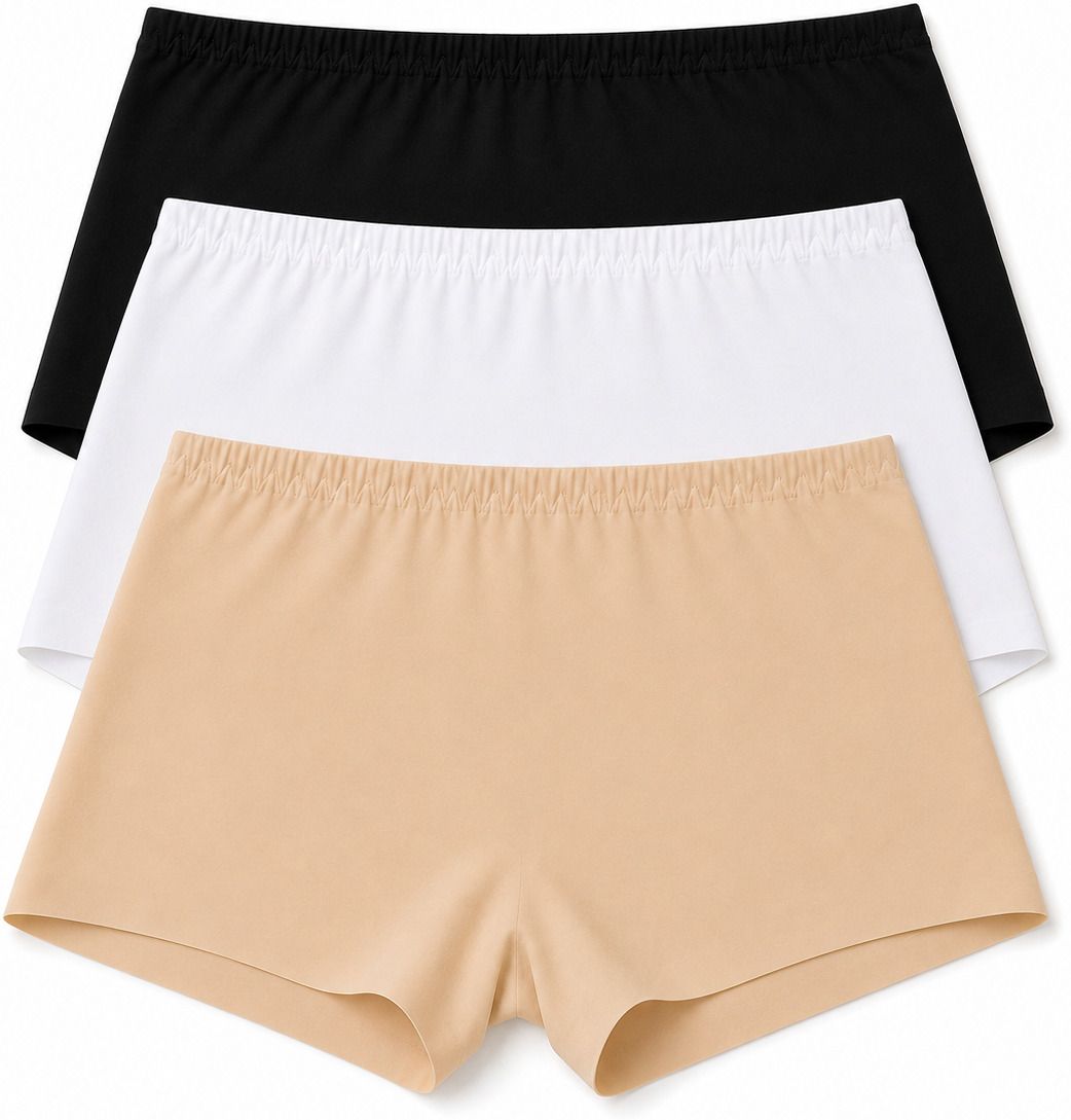 Pack of 3 Women Boy Short Multicolor Panty-image-45